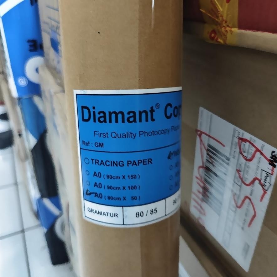 

kertas HVS roll 50 Meter 80 gr A0 Diamant (1 Gulung) AST