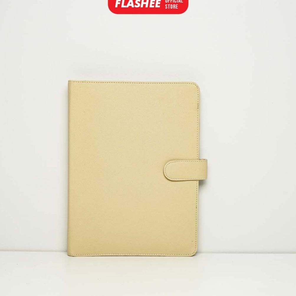 

Flashee Binder Polos Warna Krem Ukuran A5 Ring 20 Binder Eksklusif Organizer Isi Ulang Loose Leaf Berkualitas Termurah AST