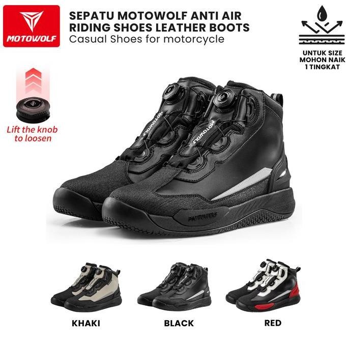 Tersedia Sepatu Touring Motor Motowolf Waterproof Adventure Boots High Quality