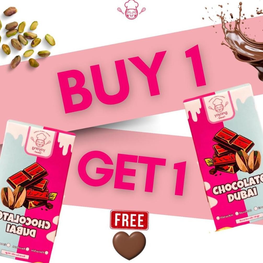

Beli 1 GRATIS 1 Coklat Kunafa Pistachio Jumbo - Yayang Dessert Dubai Chocolate