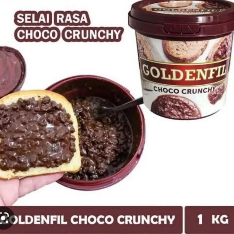 

Goldenfil 1 Kg Makassar Crunchy Coklat Halal