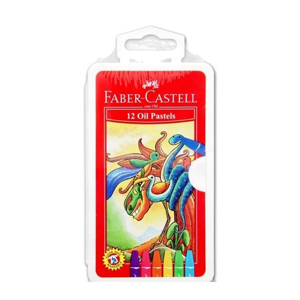 

Crayon / Krayon Oil Pastel - Faber Castell 12 Warna Box Putih MURAH! AST