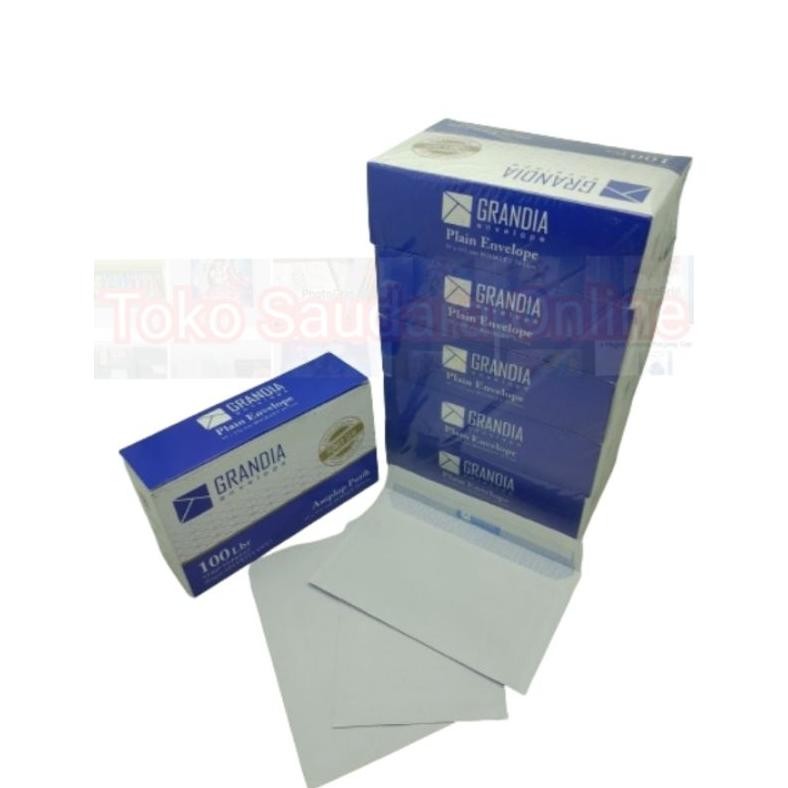 

5 Pack Amplop Grandia Amplop Surat Amplop Kertas Amplop Angpau Isi /pack 100pcs AST