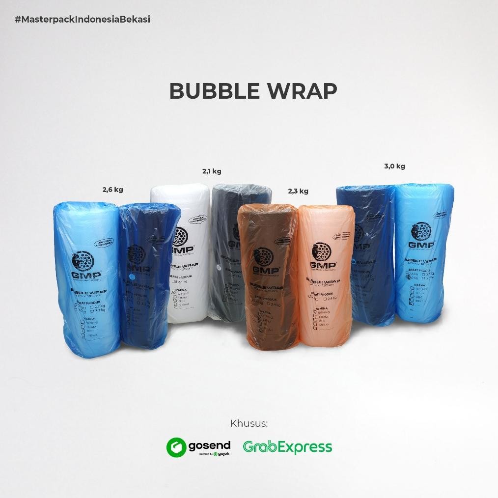 

Bubble Wrap GMP 125 cm x 50 meter Hitam Bening AST