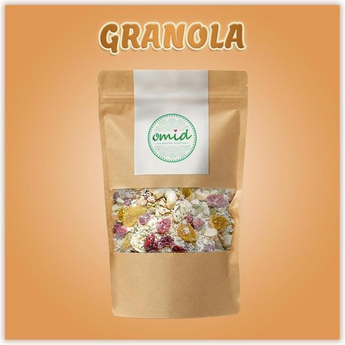 

Granola (Kacang Kacangan, Buah Kering, Madu & Oatmeal) 1Kg