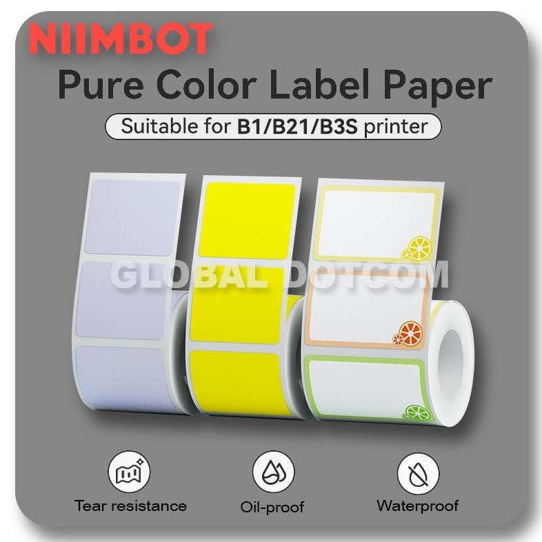 

NIIMBOT B21 B1 B203 B3S LABEL STICKER WARNA THERMAL TAHAN AIR MINYAK AST