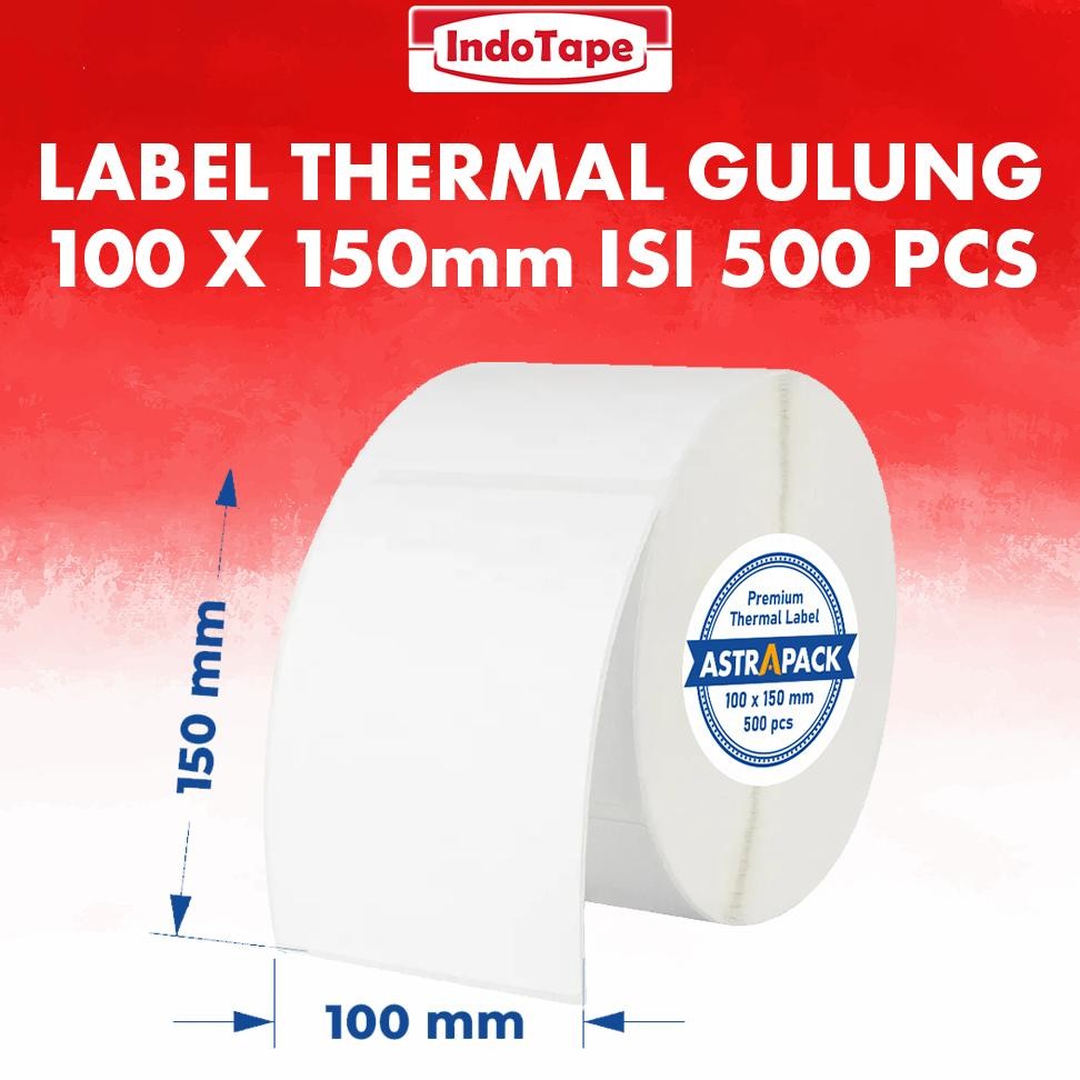 

Label Thermal 100 x 150mm Isi 500 Lembar Astrapack AST