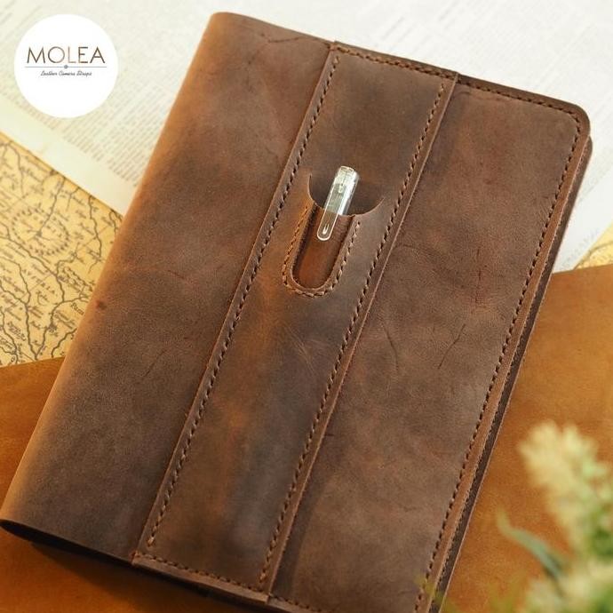 

Cover Book A5 - Leather Cover Book A5 - Sampul Buku A5 Kulit Co