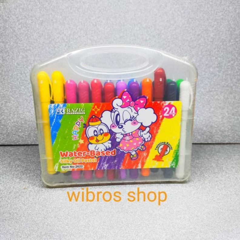

Silky Oil pastel crayon putar Bazic 24 warna original AST