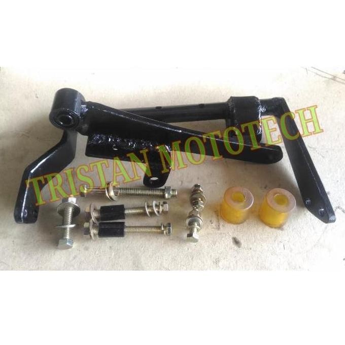 braket monoshock aerox 3 (ta) titik include bushing engine mounting