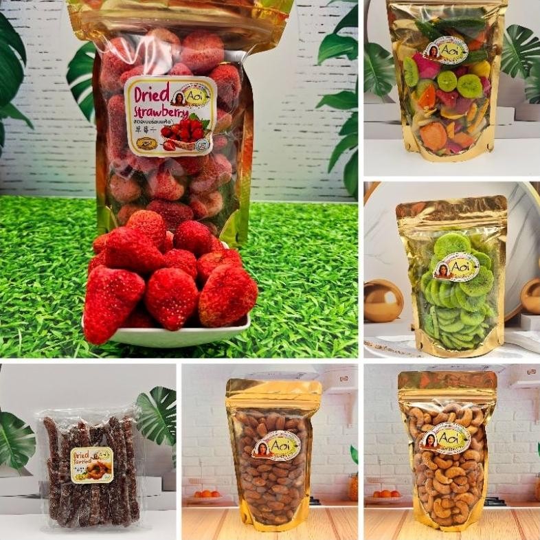 

Ready Stock Dried Fruit / Dried Stawberry / Dried Snack Kiwi Aoi Bangkok