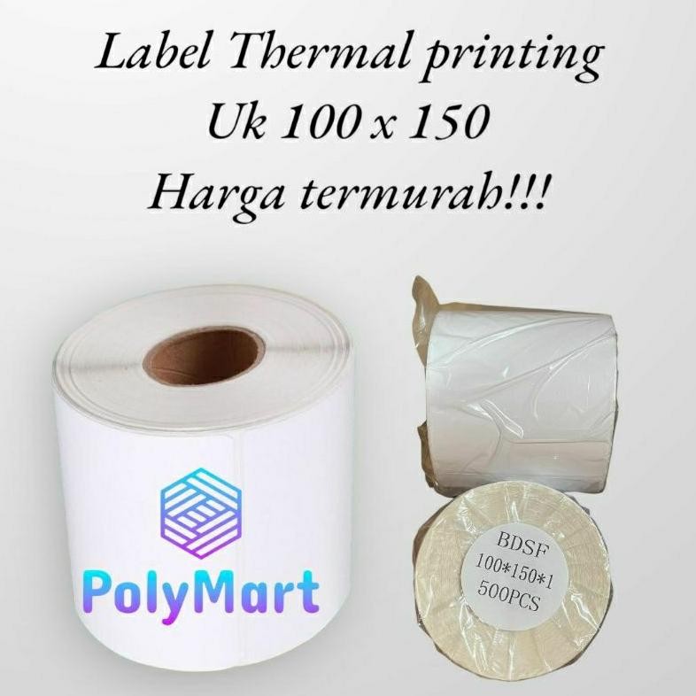 

Label Thermal Barcode rol Murah 100*150 isi 500pcs AST