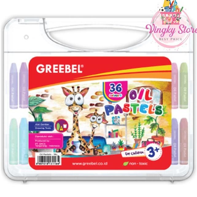 

Crayon / Oil Pastel 36 warna Greebel AST
