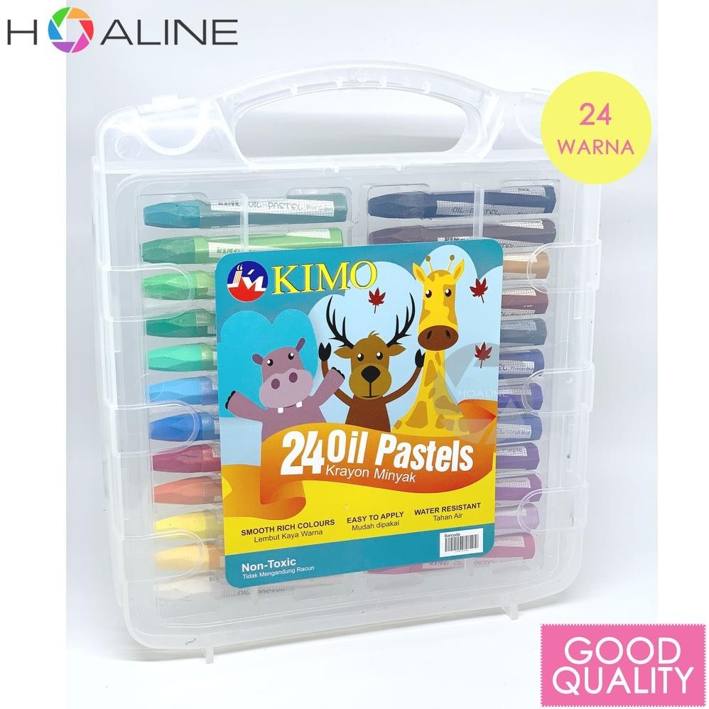 

Kimo oil pastel / crayon / krayon 24 warna AST