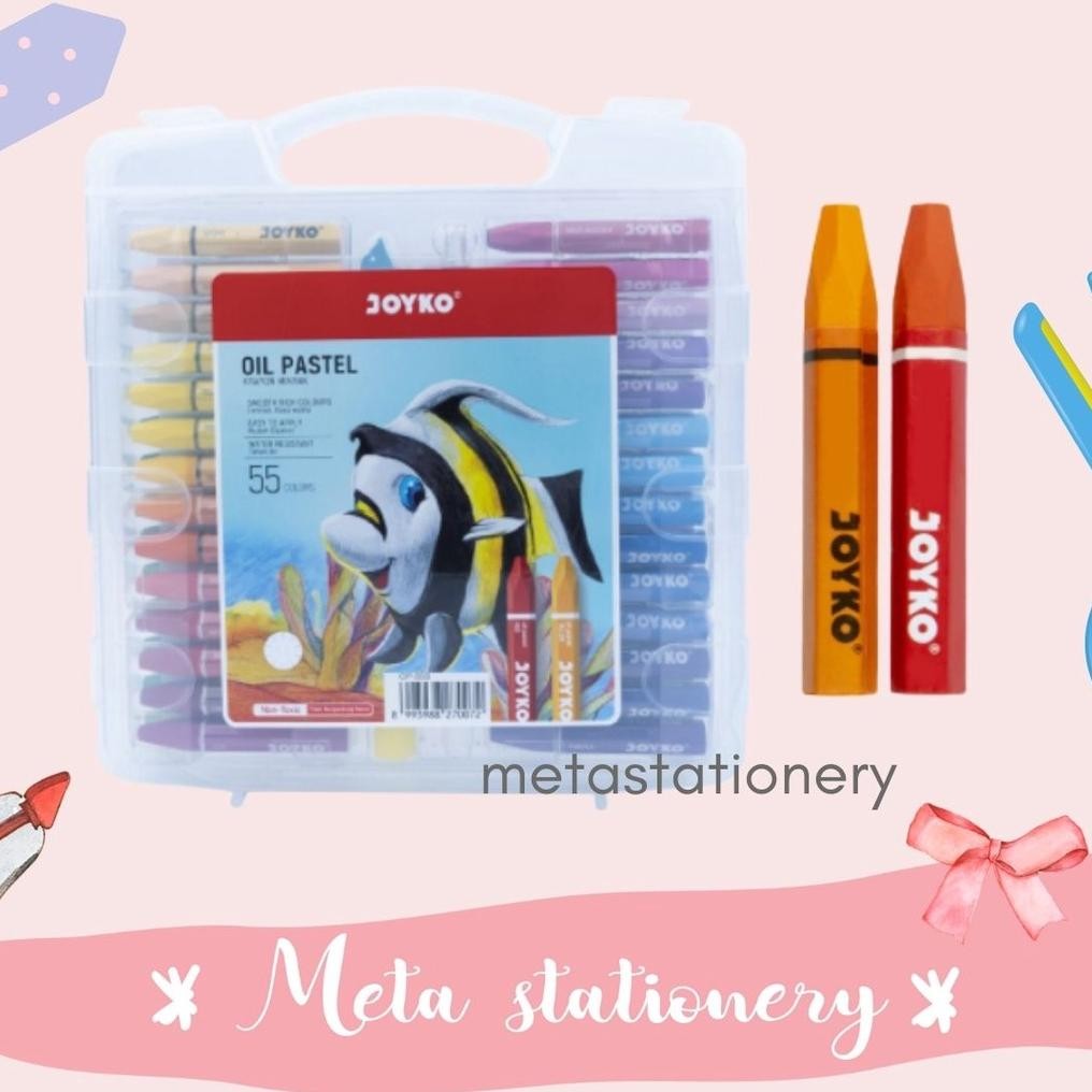

Oil Pastel / Crayon Minyak Joyko / 55 Warna / Colors AST