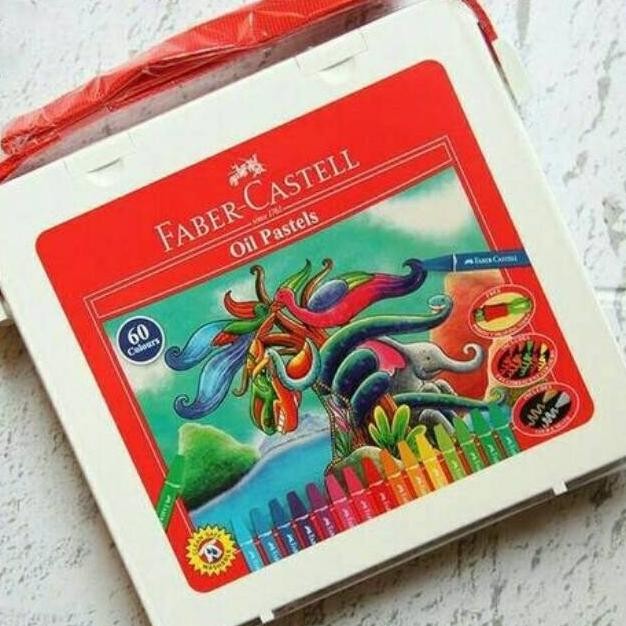 

Crayon faber castell hexagonal oil 60 warna AST
