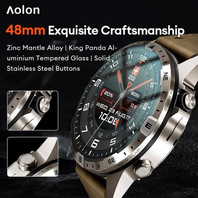 24H Ship/GiftAolon Gt5 Pro Watch Smartwatch Jam Tangan Pintar Kontrol Lima Tombol/Kompas, Panggilan 