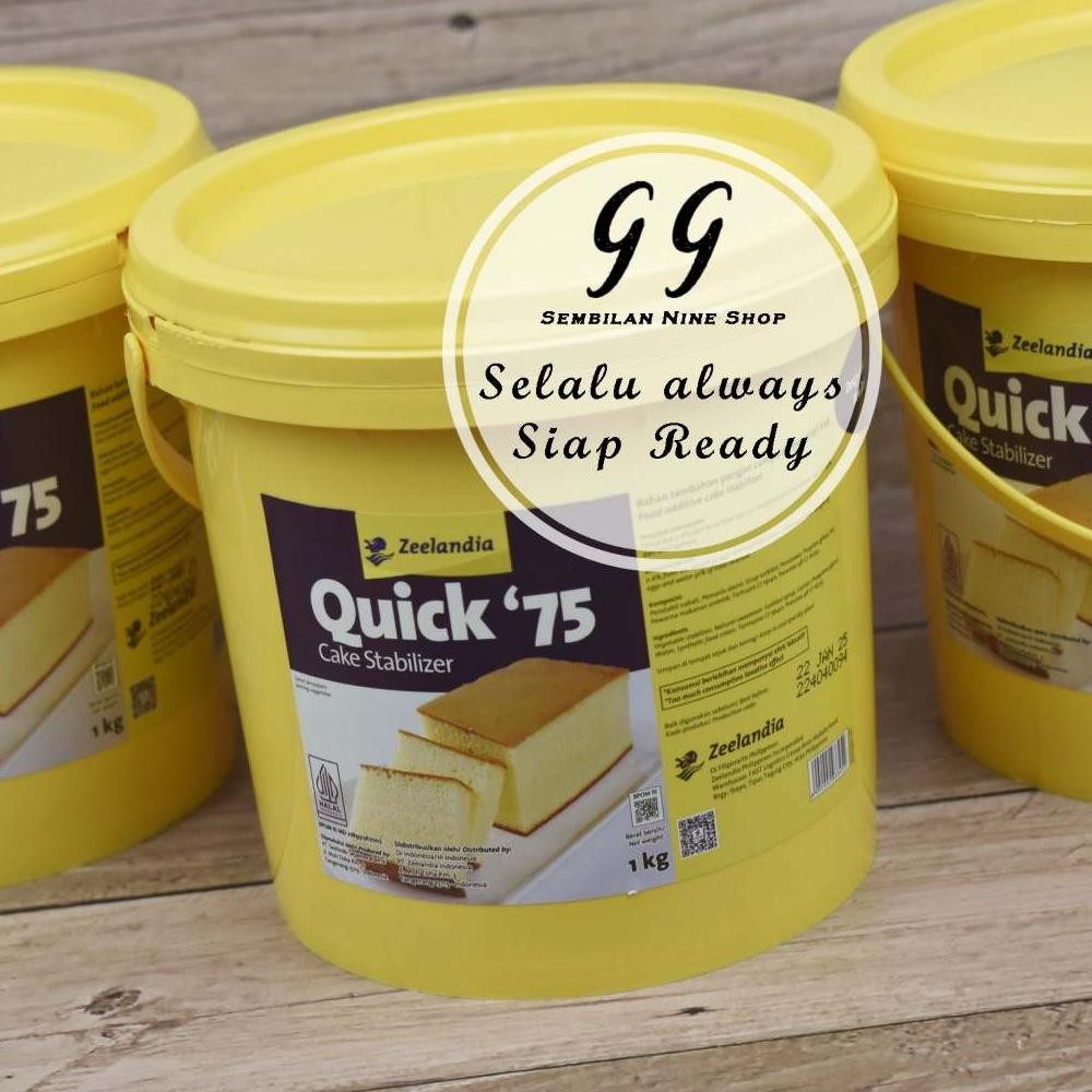 

Zeelandia Quick 75 Emulsifier 1 KG Pengemulsi SP Cake Stabilizer Kue