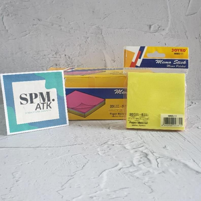 

(12 Pcs) Memo Stick Joyko MMS-11 AST