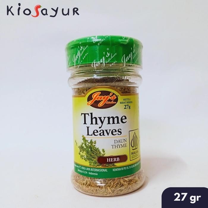 

Dried Thyme / Daun Thyme Kering Jay'S 27 gram