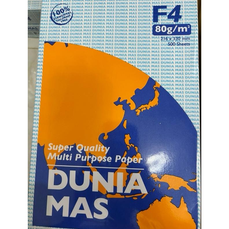 

Kertas HVS F4 Dunia Mas 80Gram AST