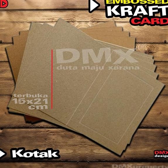 

Kartu Ucapan / Thank You Card / Kartu Kraft / Embossed Card / Gift Card AST