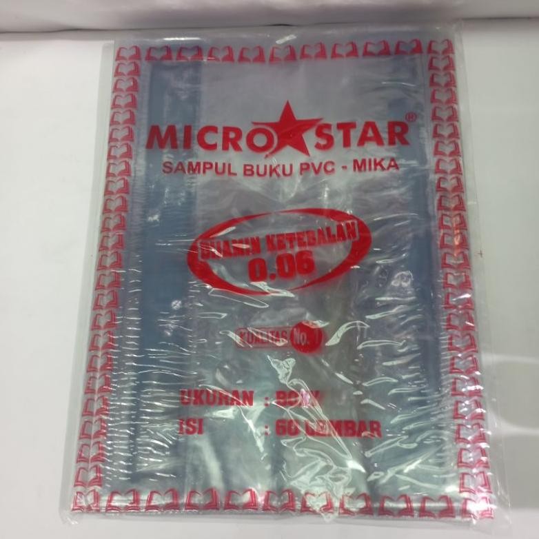 

SAMPUL MIKA PLASTIK MICRISTAR BOXY 60 lembar / pack AST