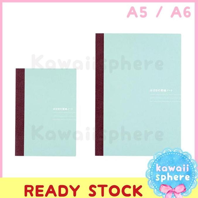 

Hobonichi Lined Notebook A5 / A6 | Tomoe River Paper Book | Ruled / Bergaris | Stock Co