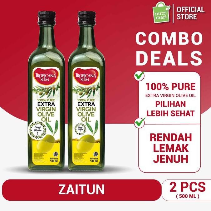 

Twin Pack: Tropicana Slim Extra Virgin Olive Oil 500Ml