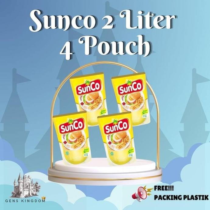 

Abn06 Minyak Sunco Isi 4 Pouch Minyak Kelapa Sawit Premium