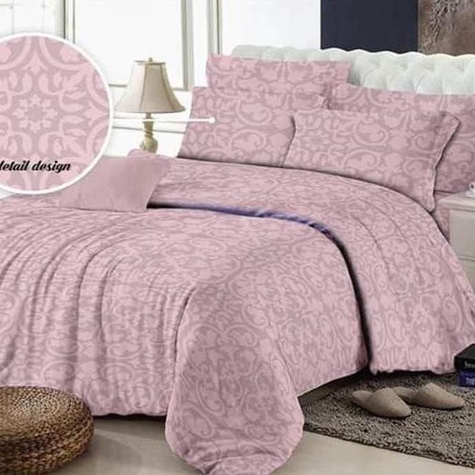 sprei katun jepan polos embos 180x200