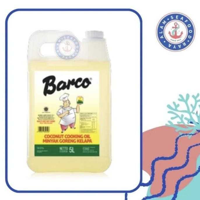 

Barco Minyak Kelapa 5L/ Barco Minyak Goreng Kelapa 5L