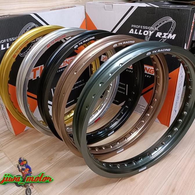 velg TK racing ring 17 140 160 185 215 hitam silver titanium Bronze