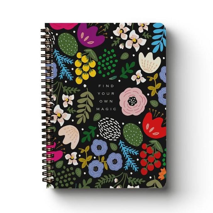 

Papermark A5 Spiral Notebook Find Your Own Magic Co