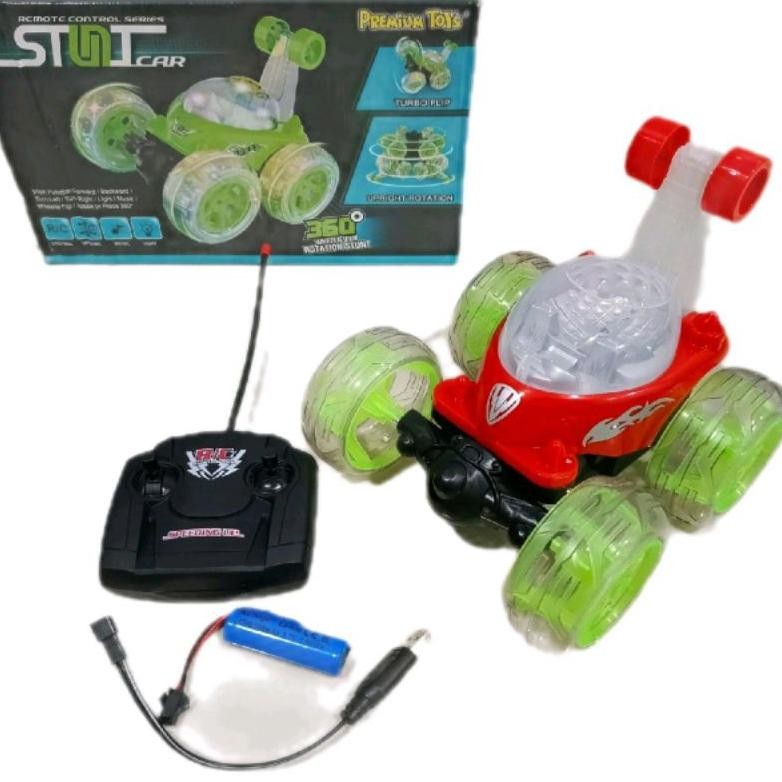 Bisa Cod Mobil Remote Control Stunt Rc Stunt Mobil Remote Jungkir Balik Lampu & Musik At-126