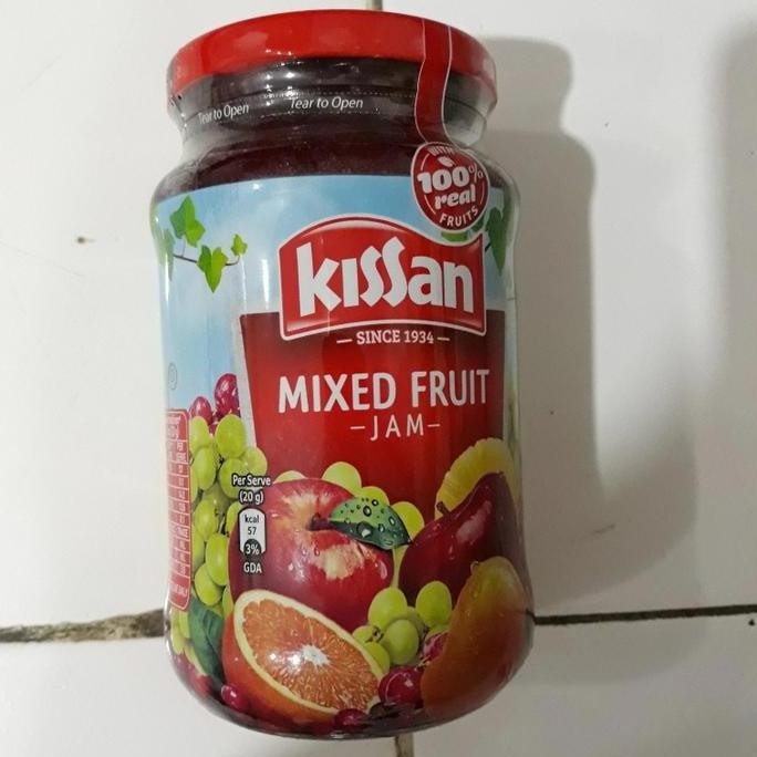 

Tersedia KISSAN MIXED FRUIT ( JAM ) 500 GR