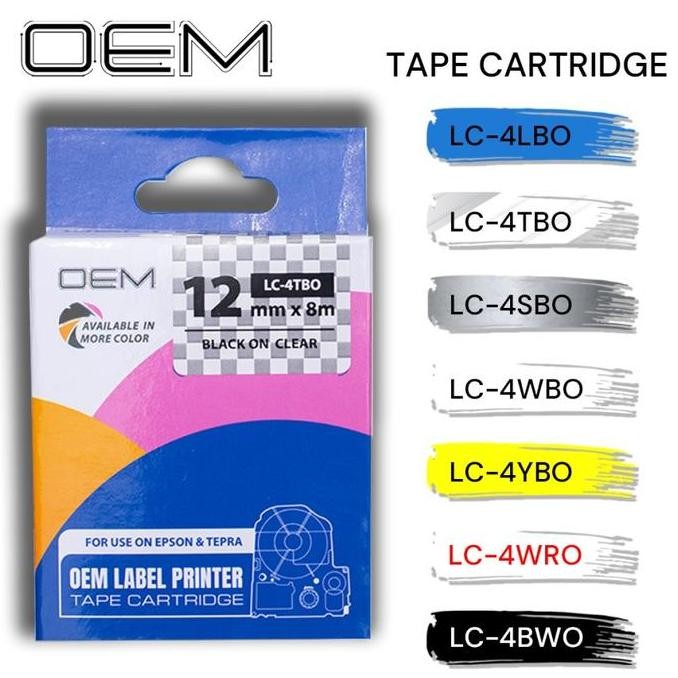 

Paket Lw-600P Labelworks Dan 7 Label Tape Compatible 12Mm New Stok