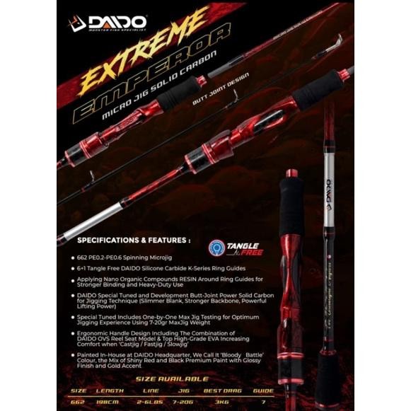 Joran Ul Extreme  Emperor Butt Join (New) (Spinning Dan Bc) - Juragan Pancing Murah
