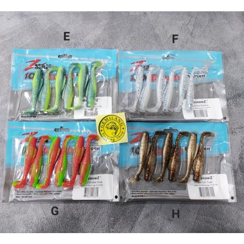 Soft Lure Zman Minnowz 3" Tahan Lama Non-Toxic - Juragan Pancing Murah