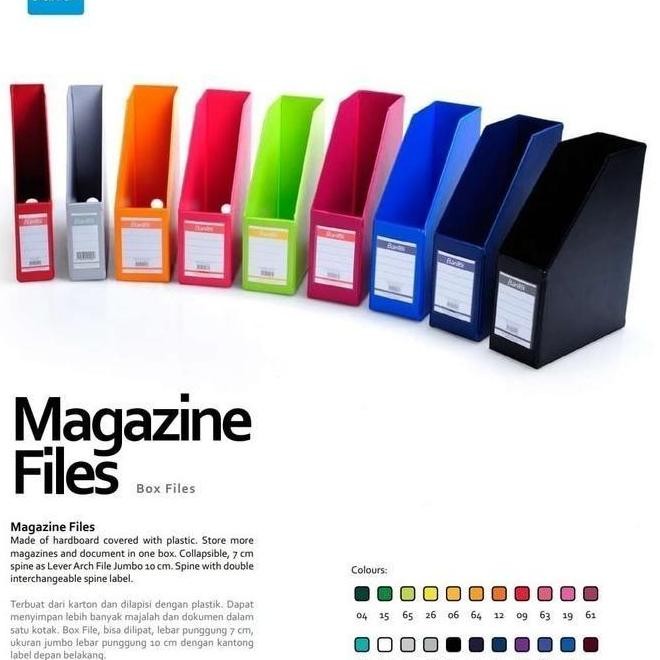 

Box File Bantex 4011 Magazine File F4 Folio Co