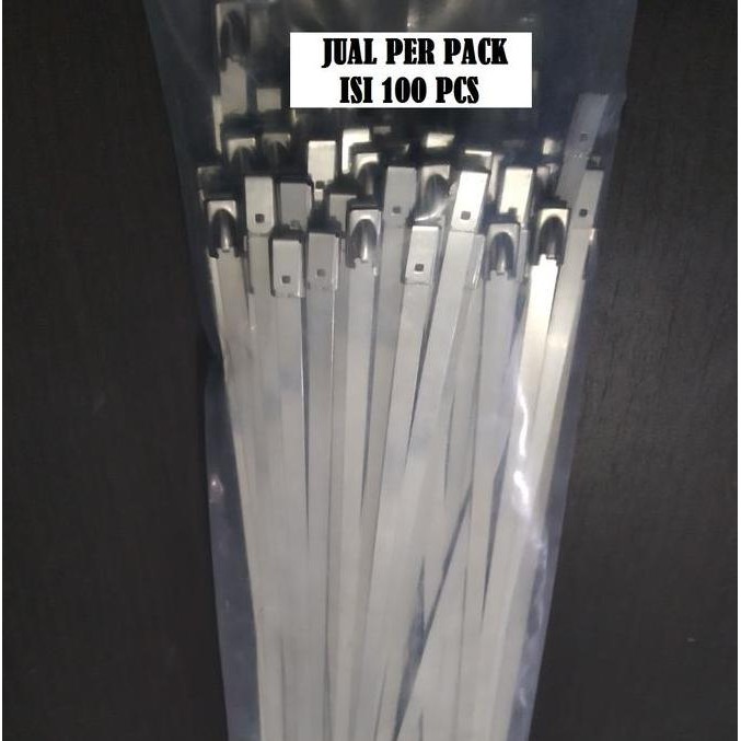 

Perpack Cable Ties Stainless 4.6 Mm X 500 Mm Tali Tie Tis Anti Karat Co