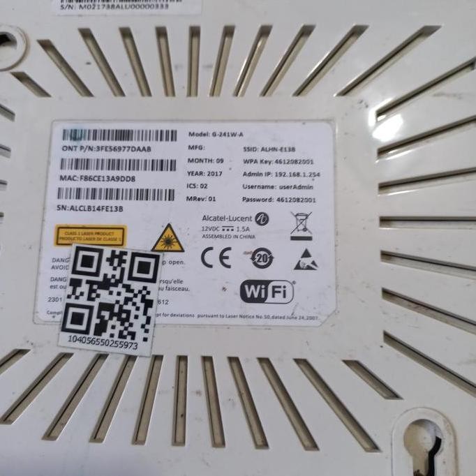 Alcatel Lucent Model G-241-W-A New Stok