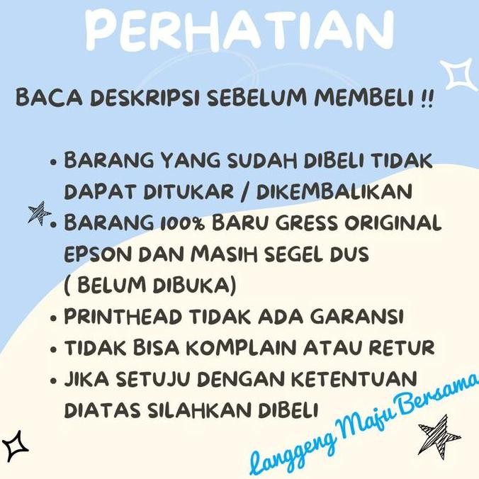 Print Head Printer Epson L120 L210 L310 L350 L1110 L3110 Original New New Stok