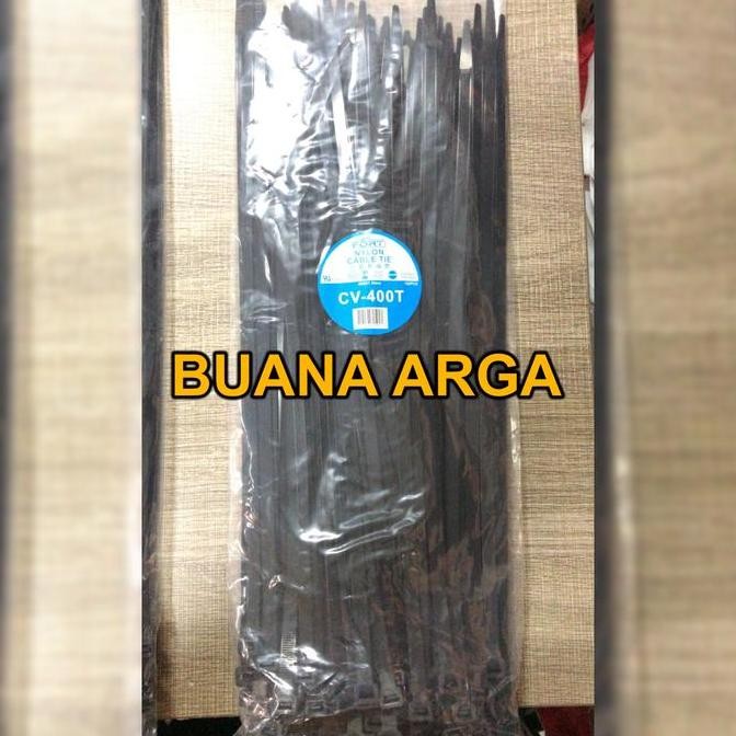 

Kabel Ties Fort 400T 400 X 7.6Mm Cable Tie Panjang 40Cm Hitam / Putih Co