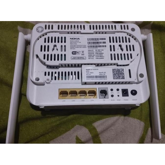 Router Nokia G-1425G-B, G1425Gb Dual Band 2.4G Dan 5G Gigabit New Stok