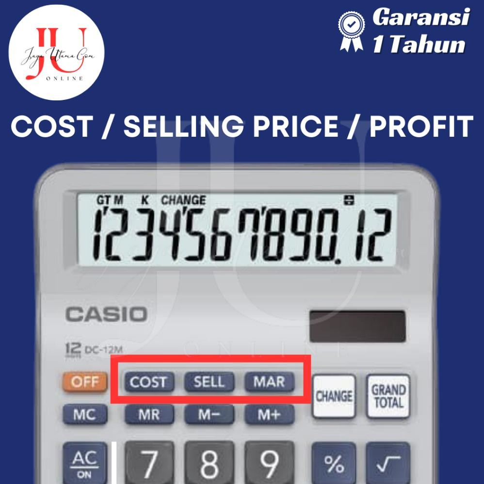 

Kalkulator Casio DC 12M