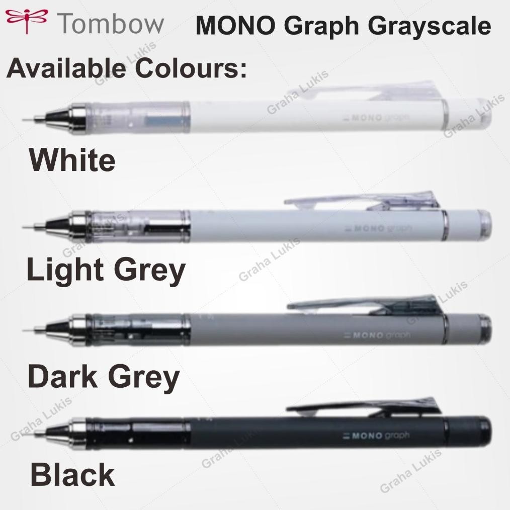 

Tombow Mono Graph GRAYSCALE Mechanical Pencil 0.5mm