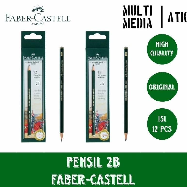 

[ORIGINAL] PENSIL / PENCIL 2B FABER-CASTELL ASLI