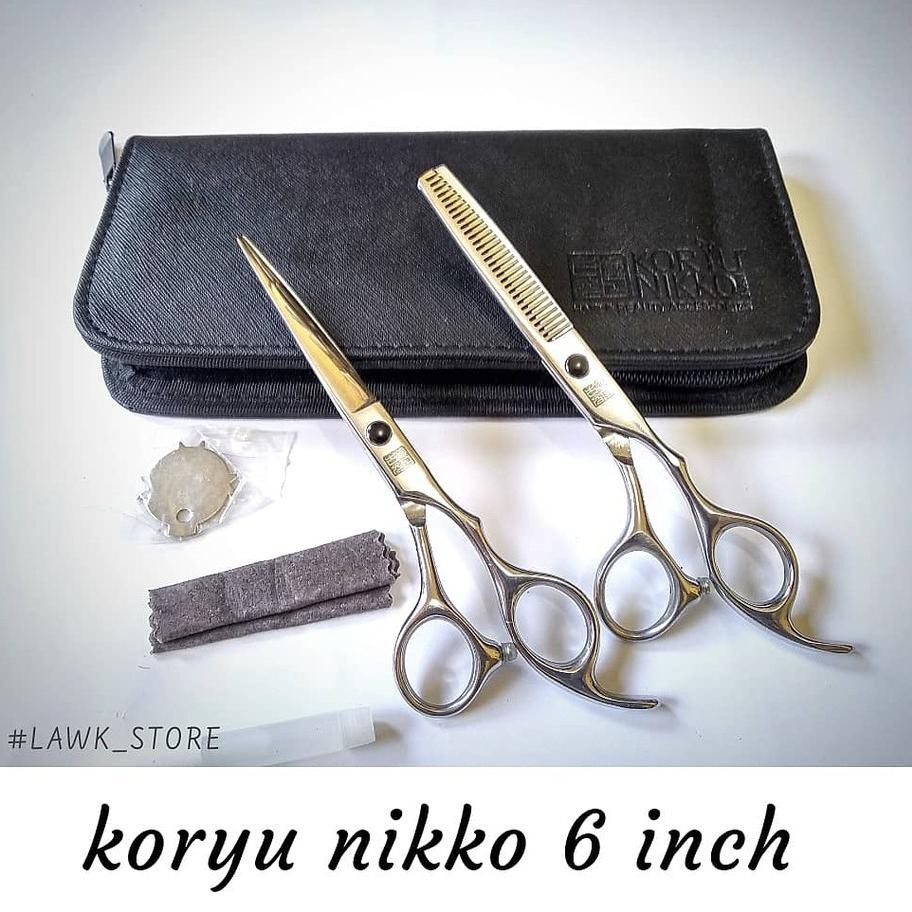 

set gunting koryu nikko 6,5 inch / gunting potong / gunting sasak