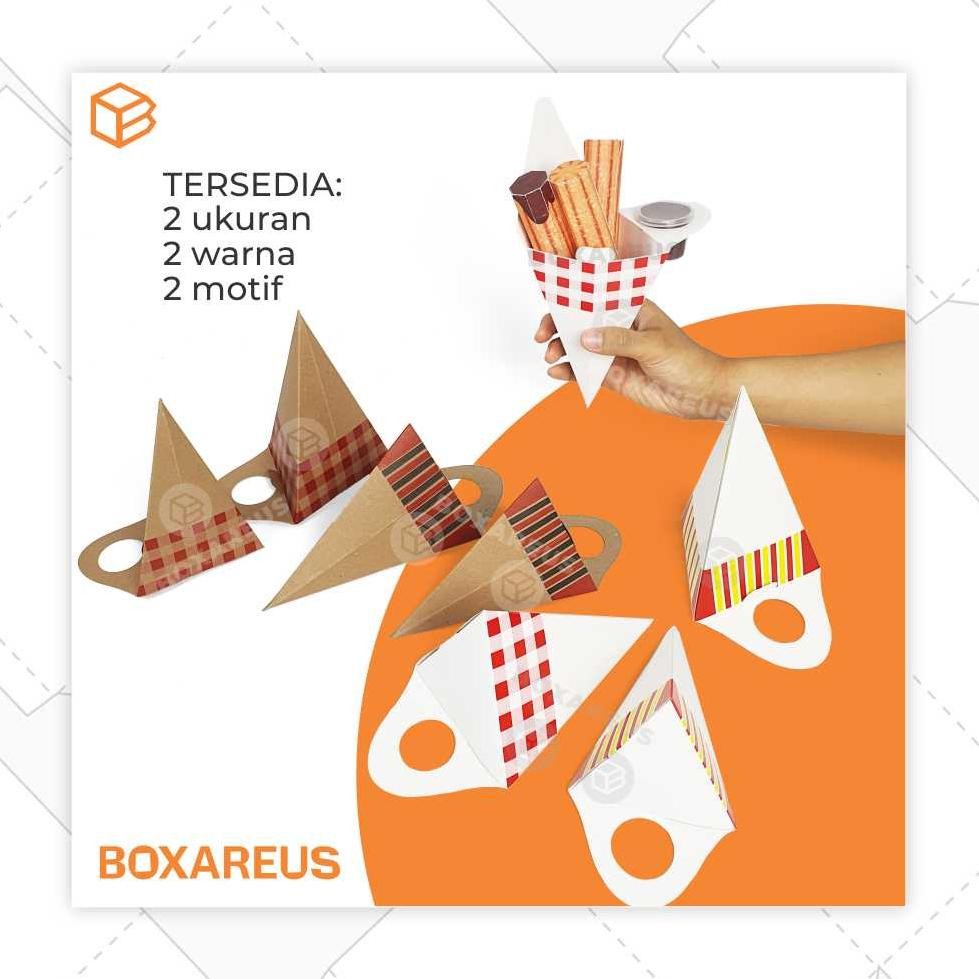 Box Kentang Goreng Dus French Fries Churros Ayam | FP Kentang White